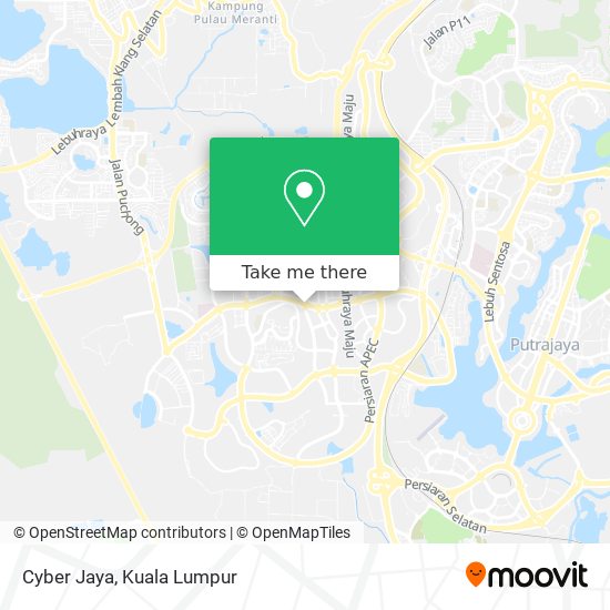Cyber Jaya map