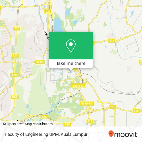Faculty of Engineering UPM map