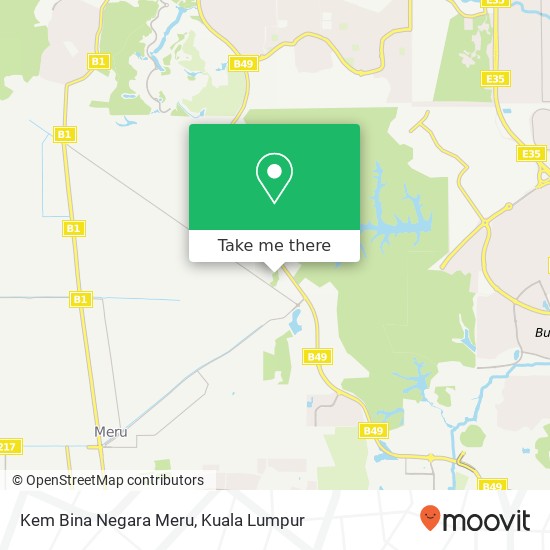 Kem Bina Negara Meru map