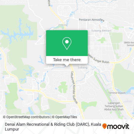 Denai Alam Recreational & Riding Club (DARC) map