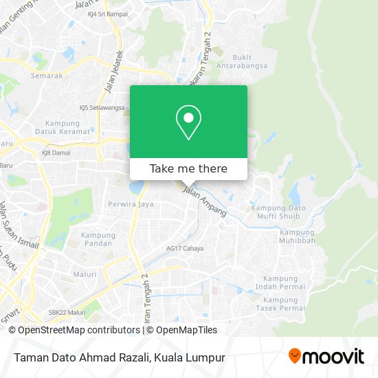 Peta Taman Dato Ahmad Razali
