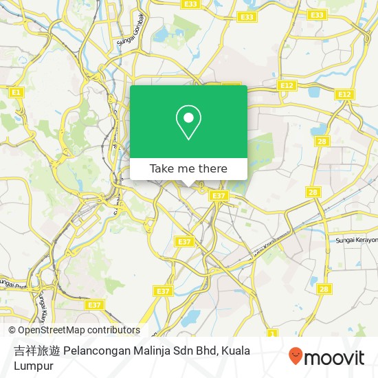 吉祥旅遊 Pelancongan Malinja Sdn Bhd map
