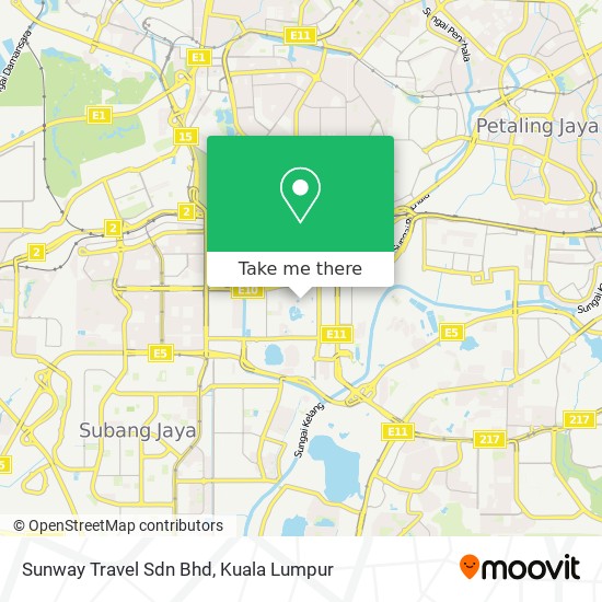 Sunway Travel Sdn Bhd map