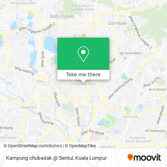 Peta Kampung chubadak @ Sentul
