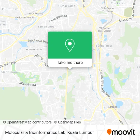 Molecular & Bioinformatics Lab map