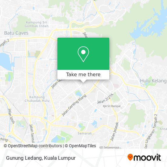 Gunung Ledang map