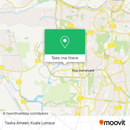 Taska Ameen map