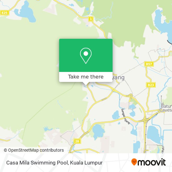 Peta Casa Mila Swimming Pool
