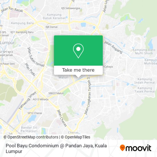 Peta Pool Bayu Condominium @ Pandan Jaya