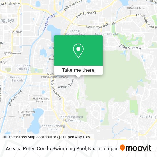Aseana Puteri Condo Swimming Pool map