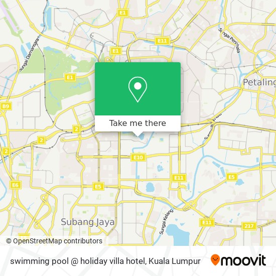 swimming pool @ holiday villa hotel map