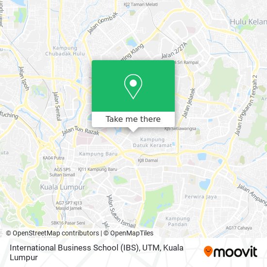 International Business School (IBS), UTM map