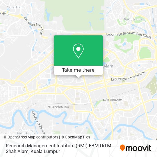 Peta Research Management Institute (RMI) FBM UiTM Shah Alam