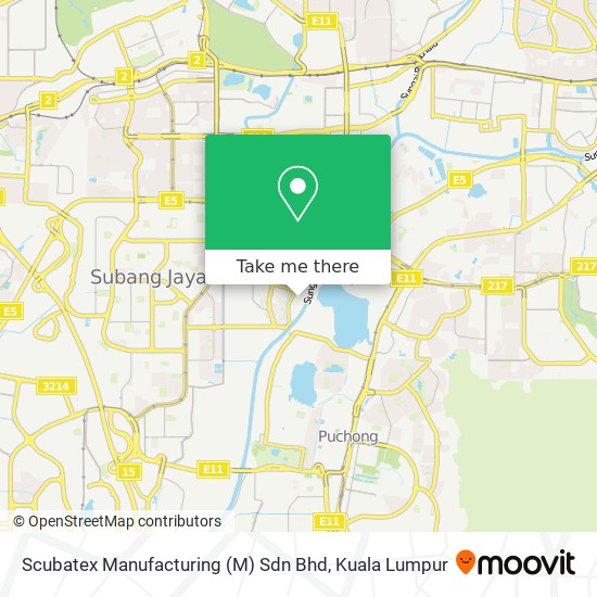 Scubatex Manufacturing (M) Sdn Bhd map