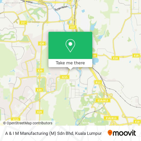 A & I M Manufacturing (M) Sdn Bhd map