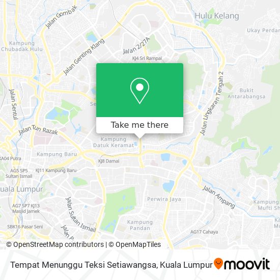 Tempat Menunggu Teksi Setiawangsa map