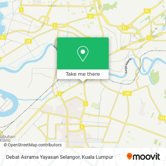 Debat Asrama Yayasan Selangor map