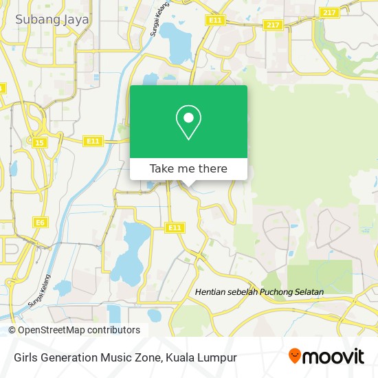 Girls Generation Music Zone map