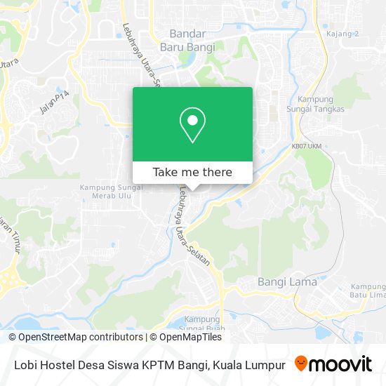 Peta Lobi Hostel Desa Siswa KPTM Bangi