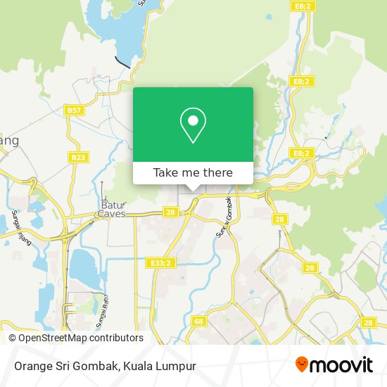 Orange Sri Gombak map