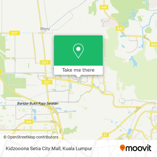 Kidzooona Setia City Mall map