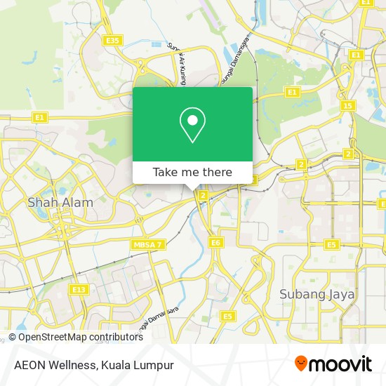 AEON Wellness map