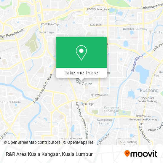 Peta R&R Area Kuala Kangsar