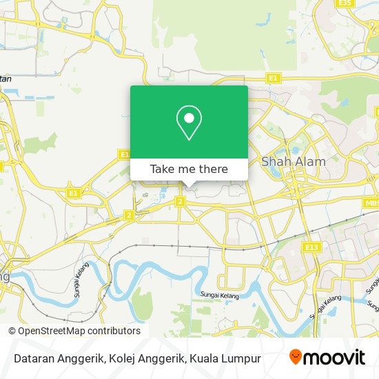 Dataran Anggerik, Kolej Anggerik map