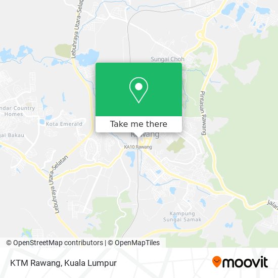 Peta KTM Rawang