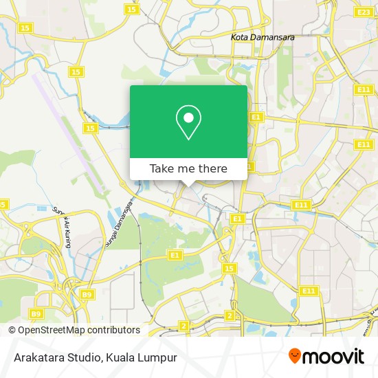 Peta Arakatara Studio