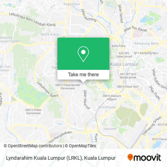 Peta Lyndarahim Kuala Lumpur (LRKL)
