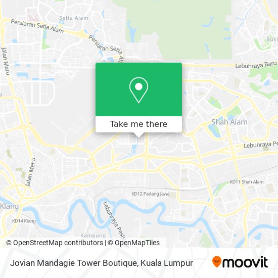 Jovian Mandagie Tower Boutique map