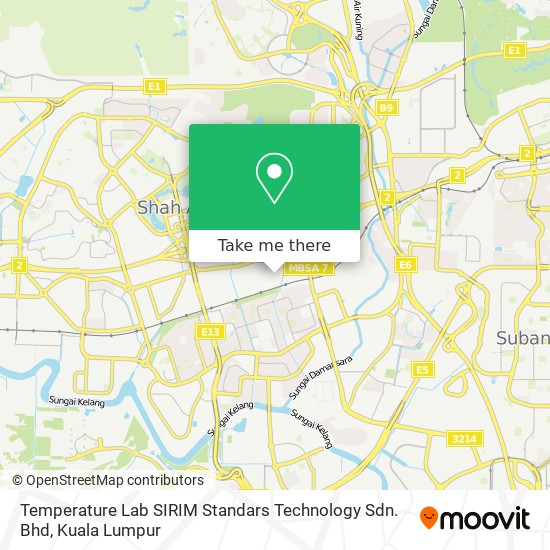 Peta Temperature Lab SIRIM Standars Technology Sdn. Bhd