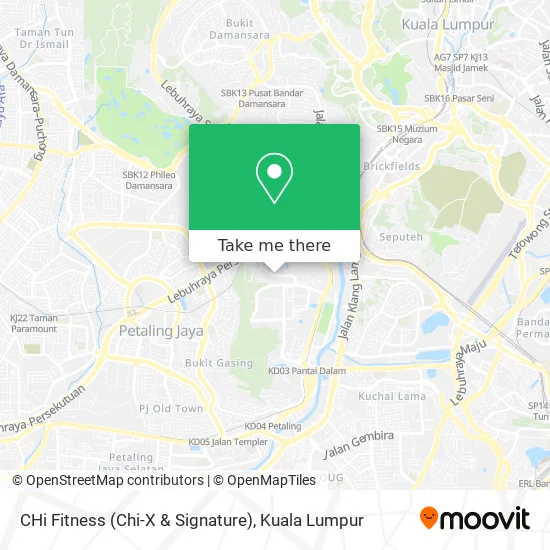 CHi Fitness (Chi-X & Signature) map