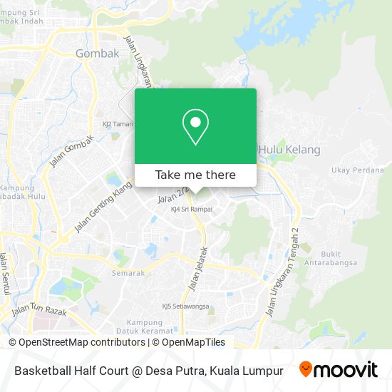 Peta Basketball Half Court @ Desa Putra