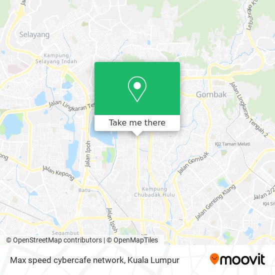 Peta Max speed cybercafe network