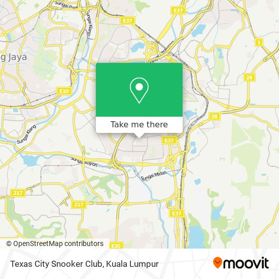 Texas City Snooker Club map