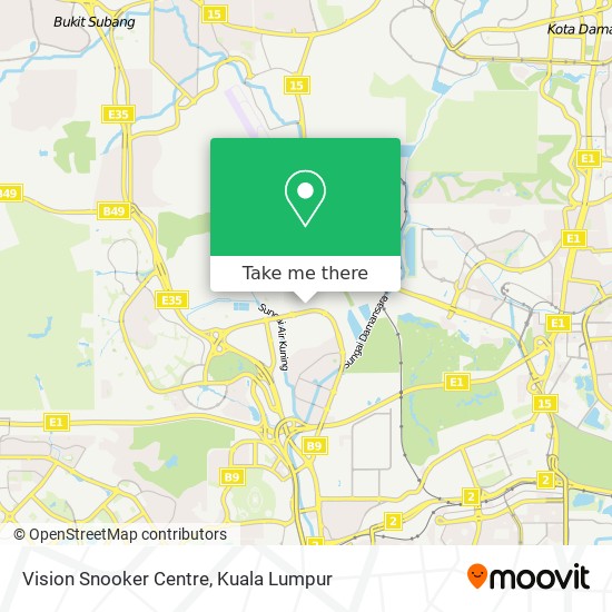 Vision Snooker Centre map