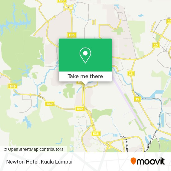 Newton Hotel map