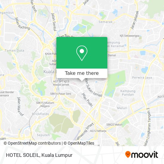 HOTEL SOLEIL map