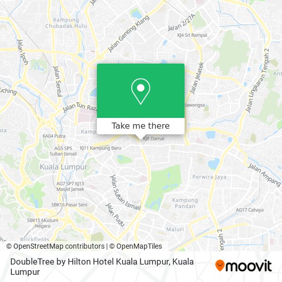 Peta DoubleTree by Hilton Hotel Kuala Lumpur