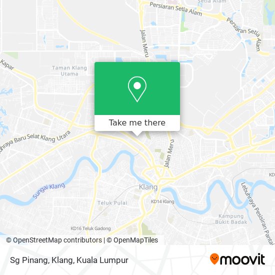 Sg Pinang, Klang map