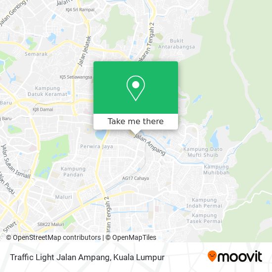 Traffic Light Jalan Ampang map