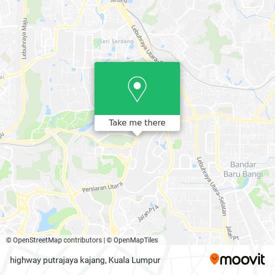 highway putrajaya kajang map