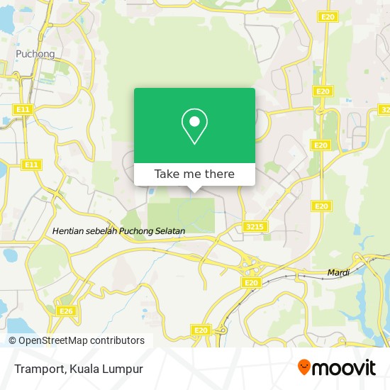 Peta Tramport