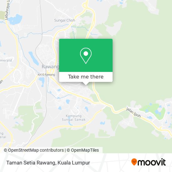 Taman Setia Rawang map