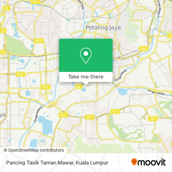 Pancing Tasik Taman Mawar map