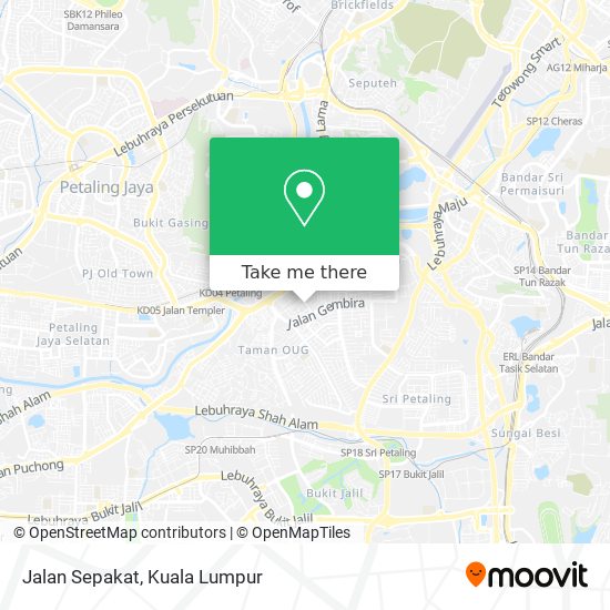 Jalan Sepakat map