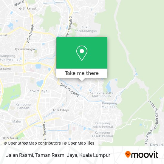 Peta Jalan Rasmi, Taman Rasmi Jaya