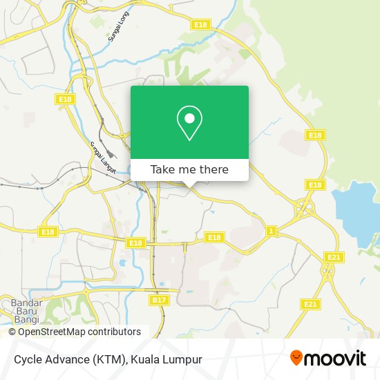 Cycle Advance (KTM) map